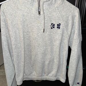 Champion Gray quarter zip Women’s Sweater
